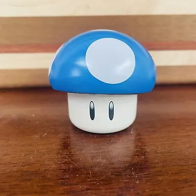 RARE Vintage Mario Mushroom Blue Candy Tin • $8