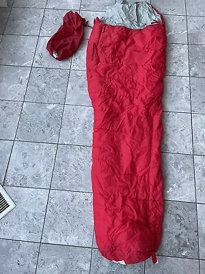 EMS Sleeping Bag 30 Degree Red Vintage Amazing Shape Hardly Used • $0.99