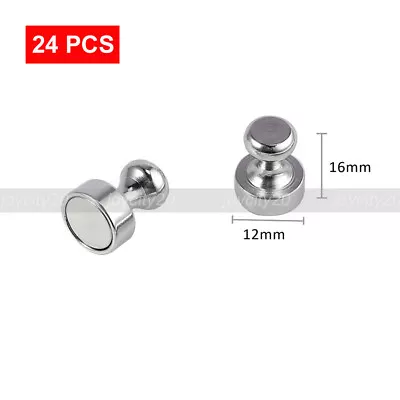 Large & Small NEODYMIUM MAGNETS SKITTLES ~ Notice Board Fridge METAL PUSH PINS • £12.28