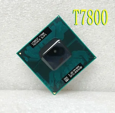 Intel Core 2 T7800 2.6GHz Dual-Core 4M (SLAF6) Notebook CPU Processor • $15.96