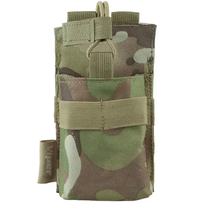 Viper Military Gps Molle Pouch Army Radio Comm Webbing Carrier V-cam Camouflage • £6.95