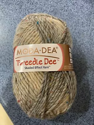 NEW (1) Moda Dea Tweedle Dee Yarn Shaded Effect Color Sahara 8901  Bulky 5 • $12.99