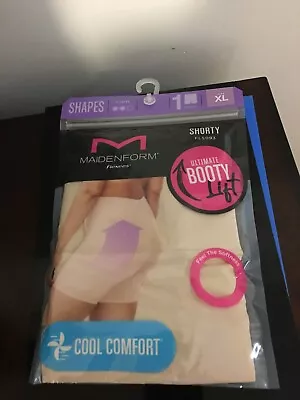 New Size Xl Women Maidenform Flexees Firm Control Booty Lift Shorty Shapewear • $12.99