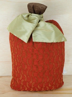 $58 • Buy Woof & Poof Halloween Autumn Fall Orange Fabric Pumpkin Plush Pillow 2008 14 