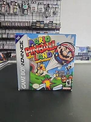 Mario Pinball Land (Nintendo Game Boy Advance 2004)  CIB • $80