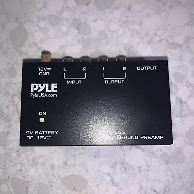 Pyle Mini Phono Preamp PP555 As Seen In Pictures • $12.99