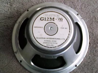 Celestion G12M-70 70W 12  8-Ohm Vintage Guitar Speaker (#1) • $90