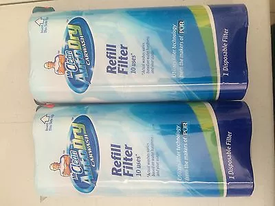 Lot Of 2 Mr. Clean AutoDry Carwash Refill Filter 20 Uses New Sealed • $88.88