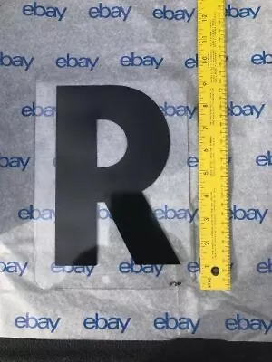 8 Inch Zip Letters Changeable Outdoor Signage Marquee Letters Letter R • $8