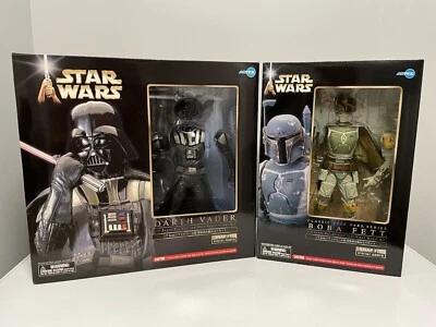 $262.02 • Buy Star Wars Kotobukiya ArtFX 1/7 Darth Vader (2002) And Boba Fett (2004).
