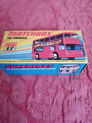 Matchbox Number 17 - The Londoner Bus - 1971 Brand New In Box • £12