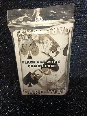 Card Wax Combo Pack - Black And White- Card Tricks - Magic Tricks And Props • $33.99