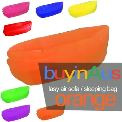 Inflatable Air Bag Sofa Travel Camping Beach Lazy Lounger Sleeping Bed Lounge • $39.90