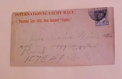 Us International Yacht Race America's Cup 1893 Iron Steamer Taurus Rare • $99.99