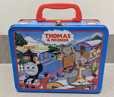 VINTAGE Thomas & Friends Tin Lunchbox Carry Case With Handle • $5