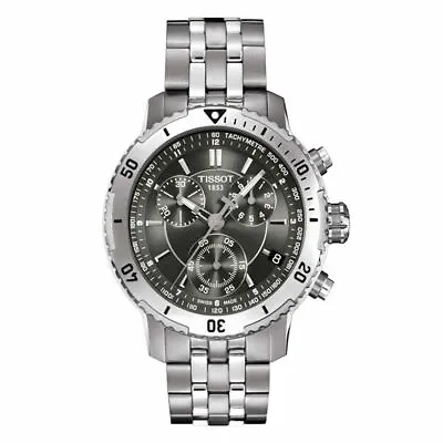 Tissot PRS 200 Chronograph Black Dial Men's Watch T067.417.11.051.00 • $319.99
