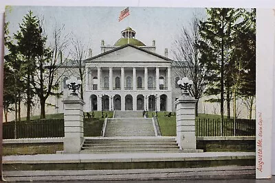 Maine ME Augusta State Capitol Postcard Old Vintage Card View Standard Souvenir • $0.50