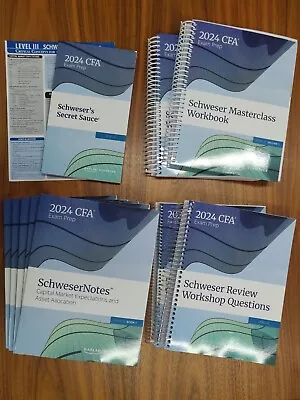 CFA Level 3 Schweser Books 2024 Full Set • £70