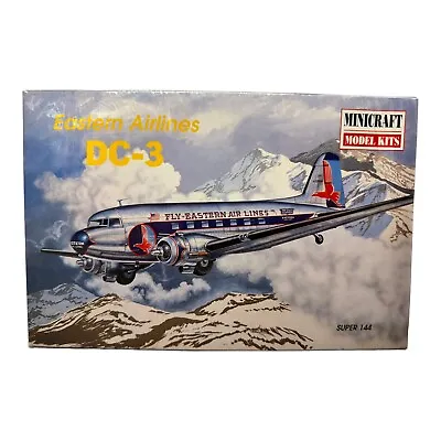 Minicraft #14477 Eastern Airlines Douglas DC-3 1:144 New & Sealed • $26.97