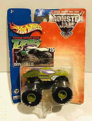 Hot Wheels Monster Jam 2003 Tmnt Donatello 15 Teenage Mutant Ninja Turtles NIP • $49.98