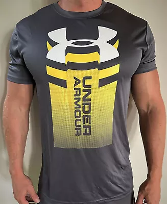 UA Under Armour Men's Arrow Logo Tee Top Athletic Muscle Gym Shirt New With Tags • $20.56