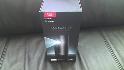 Nebula Anker Capsule 3 Laser 1080p Smart Wi-Fi Mini Projector Black  • $650