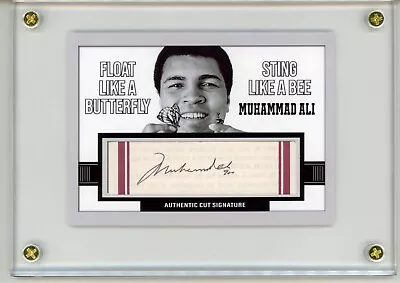 Muhammad Ali ~ Signed Autographed Float Like A Butterfly Trading Card ~ JSA LOA • $495