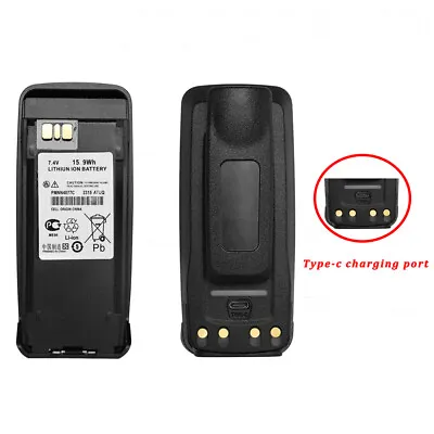 For Motorola XIR P8268 MTR2000 MTR3000 USB-C Battery PMNN4077C PMNN4065 PMNN4069 • $38.89