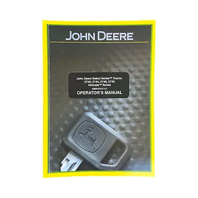 John Deere X744 X748 X749 X740 Tractor Operators Manual • $67
