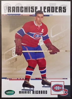 2003 - 2004 Parkhurst Maurice Richard Original Six Canadiens #100 Hockey Card • $2.08