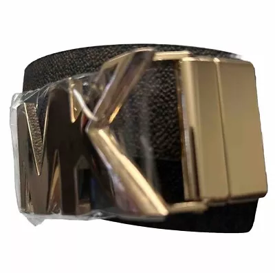 Michael Kors Reversible Belt MK Buckle Brwn/Blck Women’s Size S (35in) MSRP $58 • $31.99