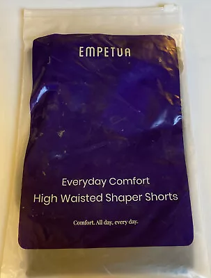 NIP Empetua Women's High Waisted Shaping Shaper Shorts Medium Large Black • $14.99