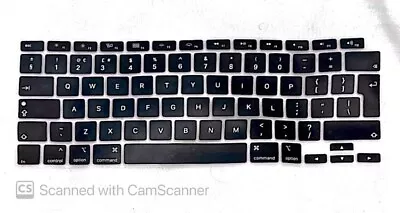 Apple MacBook Air 13inch A2337(M1) 2021 A2179/A1932 Black US Keyboard Skin Cover • £5