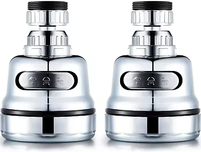 2 Pcs Movable Kitchen Tap Head Faucet Sprayer Water Spray 360 Degree Rotatable K • £14.56