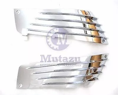$89 • Buy Chrome Fairing Set Upper Side Panel  Kawasaki 06-11 Ninja ZZR1400 ZX-14R ZX14R