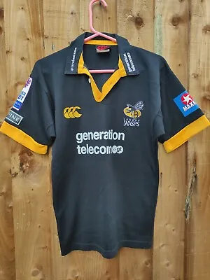 Wasps Rugby Shirt Double Winning Season Match Worn/Prepared *ULTRA RARE* • £199.95