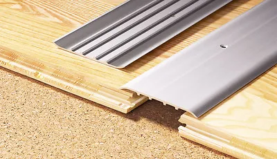 100 CM LENGTH   Aluminium Door Bars Threshold Strip Transition Trim Laminate  • £9.99