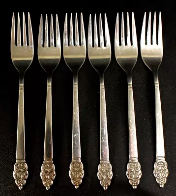 Oneida Vinland Dinner Forks * Set Of 6 * Stainless Signs Of Normal Use 7 1/4  • $29.95