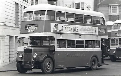 Bus Photo: BUF237 Southdown MS (137). 1935 Leyland Titan TD4 / 1947 East Lancs • £1.65