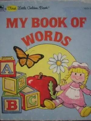 My First Book Of Words (Little Golden Book) - Hardcover By Golden Books - GOOD • $4.23
