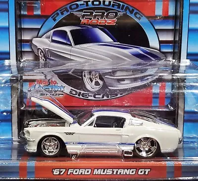 Maisto 67 1967 Ford Mustang GT Pro Rodz Pro Touring Style Detailed Car White • $9.99