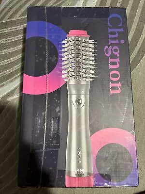 Chignon Hot Air Hair Straightener Brush 3-In-1 Salon Quality Drying Straighteni • $20