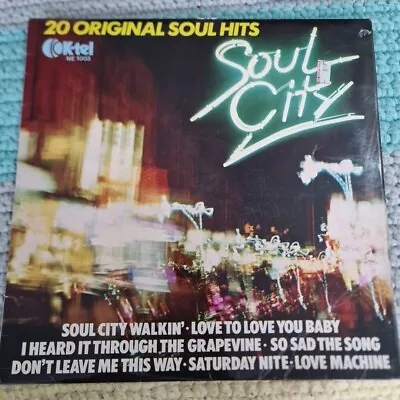 SOUL CITY Various Artists 12 Onch Vinyl LP • £0.99