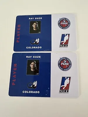 2 NLL/National Lacrosse League Plastic Player Cards-Ray Guze Colorado Mammoth • $3.62