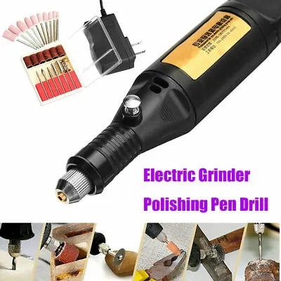 Mini Electric Grinder Engraving Pen Grinding Milling Rotary Drill Tool Polishing • $20.86