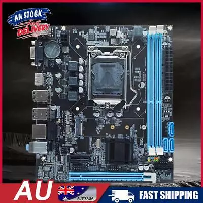 AU H61 Motherboard 16GB Micro-ATX Computer Motherboard Support 2 X DDR3 For Offi • $41.02