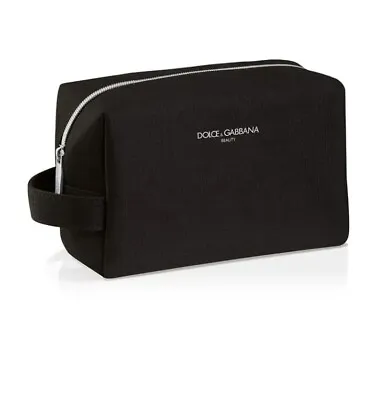 £7.99 • Buy Dolce And Gabbana Cosmetic Bag. Beauty Bag. BNWT. Rrp £25. Black. Packed In Box 