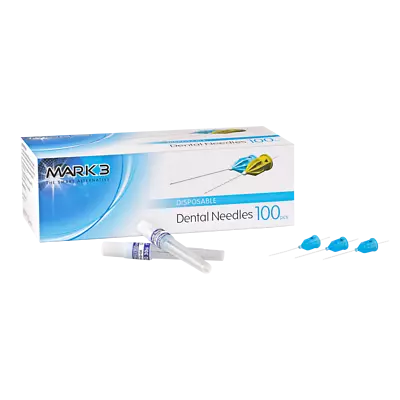 Plastic Needles 30g Extra Short 1/2  Blue 100/Box 4 Boxes Mark3 100-16305 • $52.87