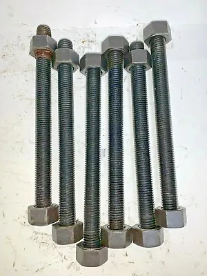 $25 • Buy All Thread Rod, 3/4 -10 Thread, 9-1/2  Length, (12) 3/4 -10 Hex Nut, Lot Of 6