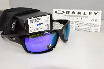 NEW Oakley OO9225-07 Canteen Black / Violet Irid Polarized Sunglasses • £98